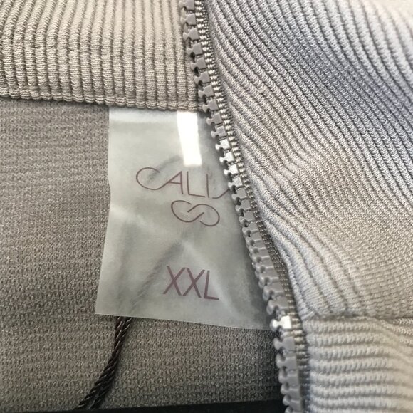 Calia Women's Fall Textured 1/4 Zip in Gauntlet Gray size XXL NWT - Picture 7 of 8